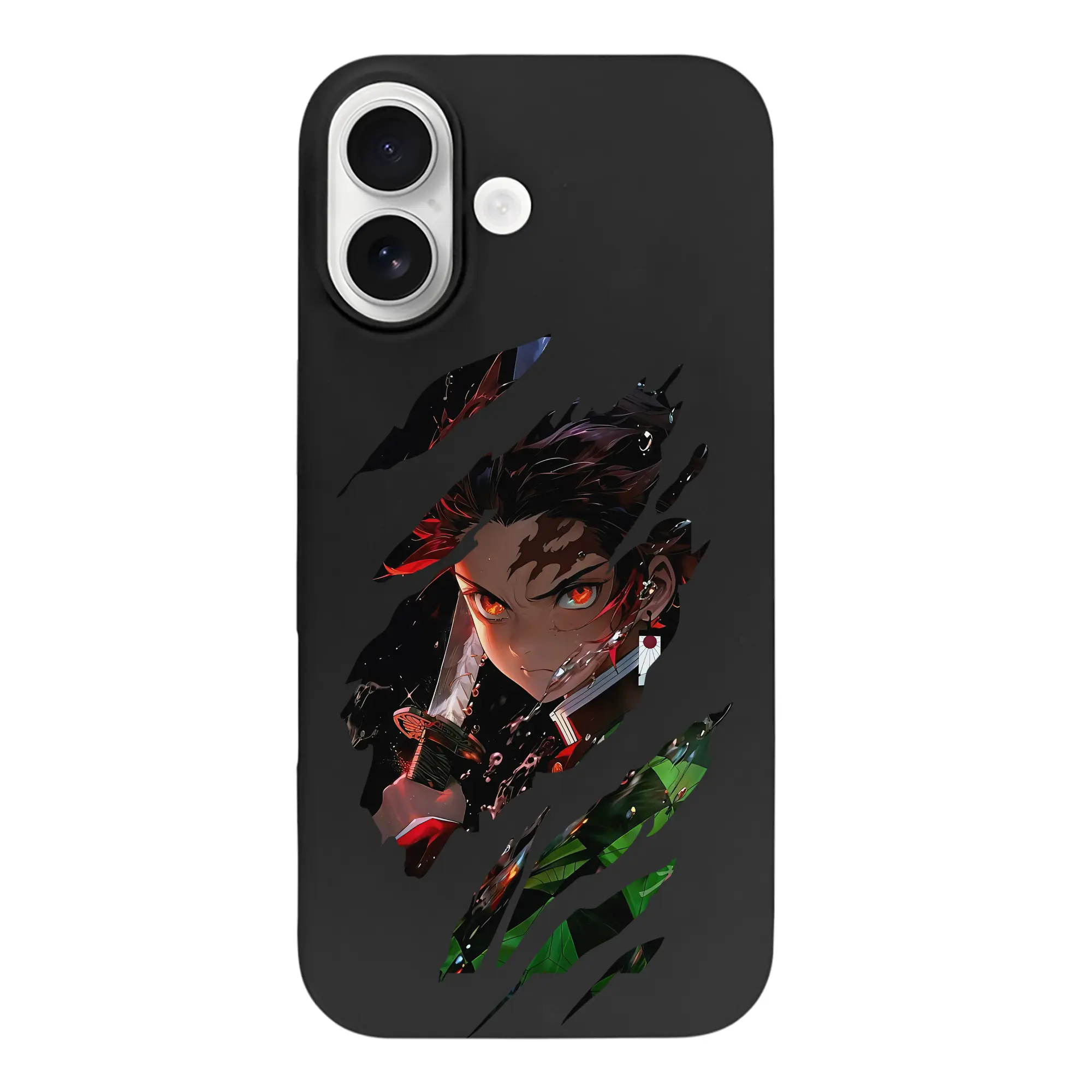 鬼滅の刃 グッズ,竈門 炭治郎 - iPhone 17 シリーズ シリコンケース 薄型 耐衝撃 指紋防止 ソフトタッチカバー 精密フィット 傷防止 保護ケース iPhone 17/17 Air/17 Pro/17 Pro Max 対応